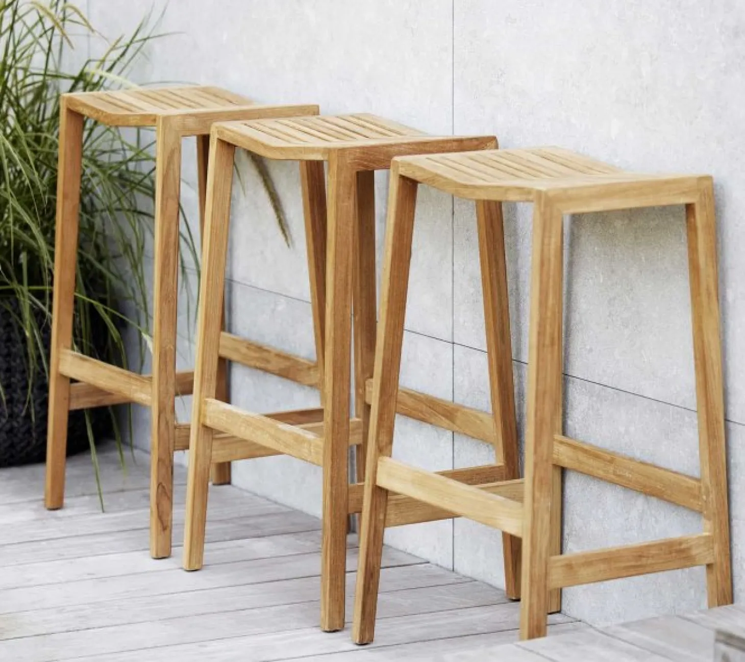 Flip Barstol Teak