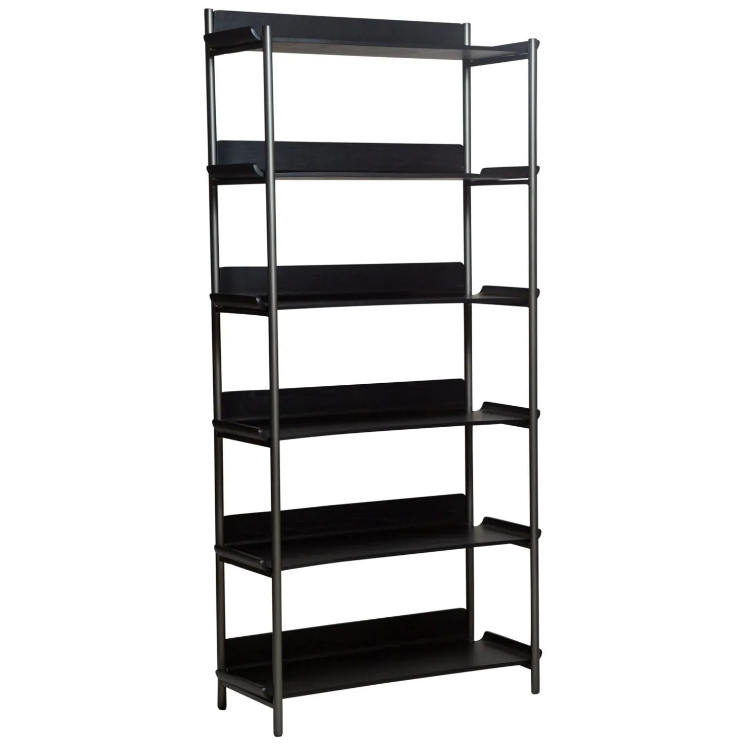 Friyay set om 6 Hylla Black Ash