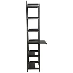 Friyay set om 6 med skrivbord Hylla Black Ash