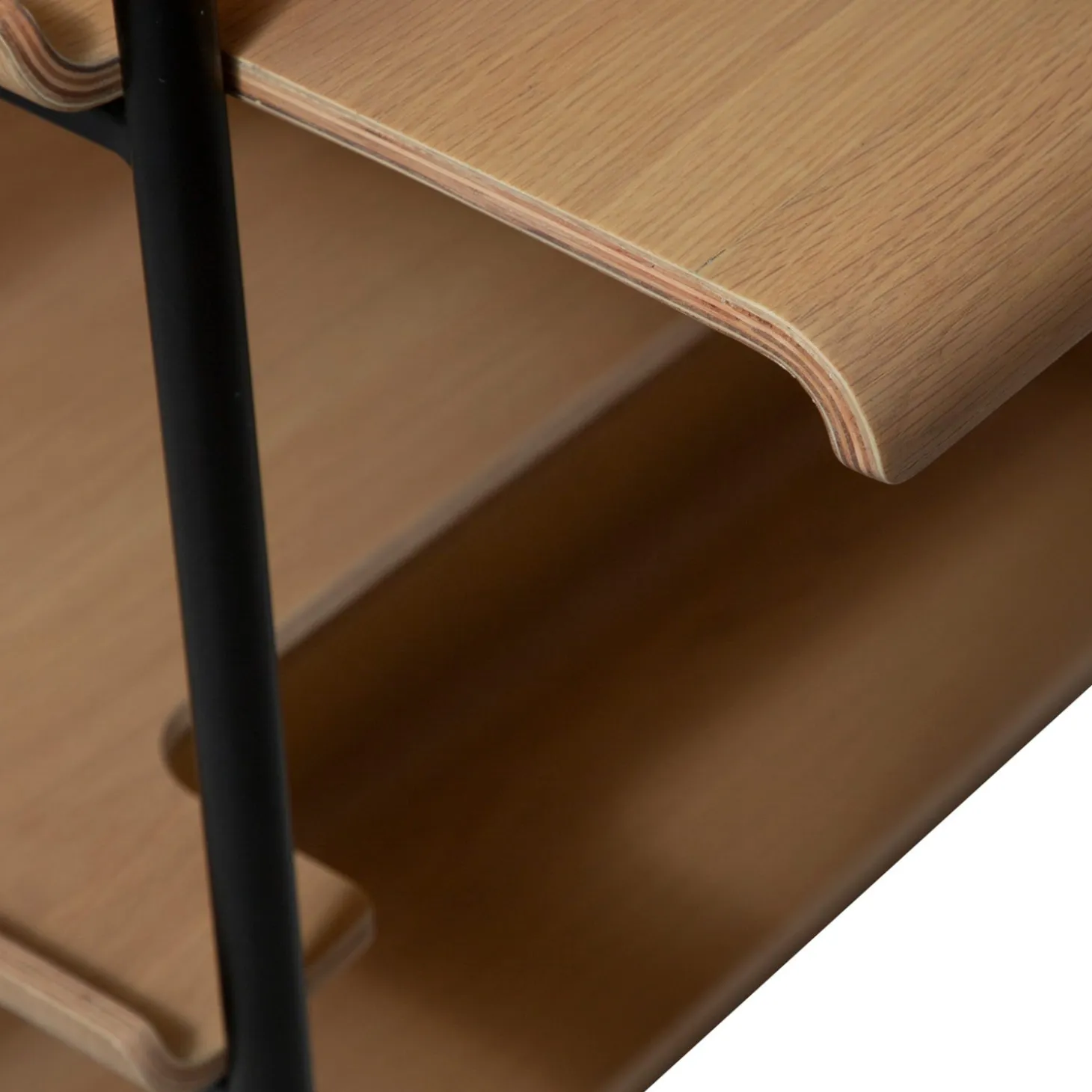 Friyay set om 6 med skrivbord Hylla Light Oak