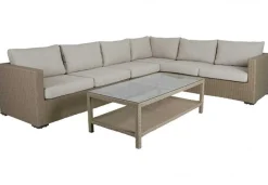 Funkia Soffbord 140x70 cm Beige