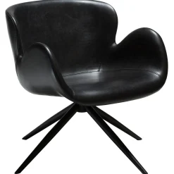 Gaia Loungefåtölj Vintage Black