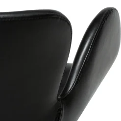 Gaia Stol Vintage Black Art.Leather, Black