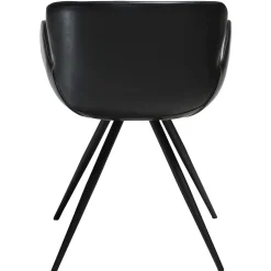 Gaia Stol Vintage Black Art.Leather, Black