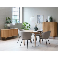 Garbo Matbord Rund 120 cm Naturlig Ek