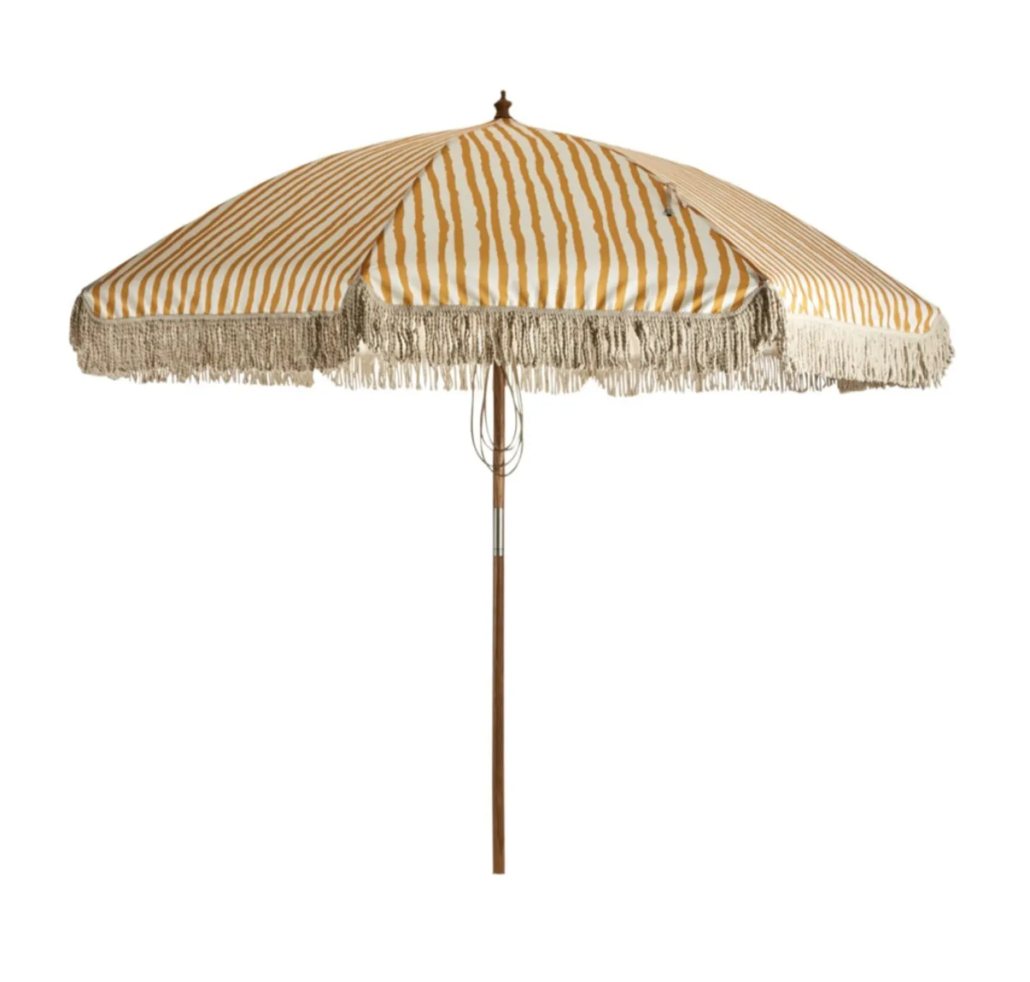 Gatsby Parasoll 256 cm Yellow Stripe