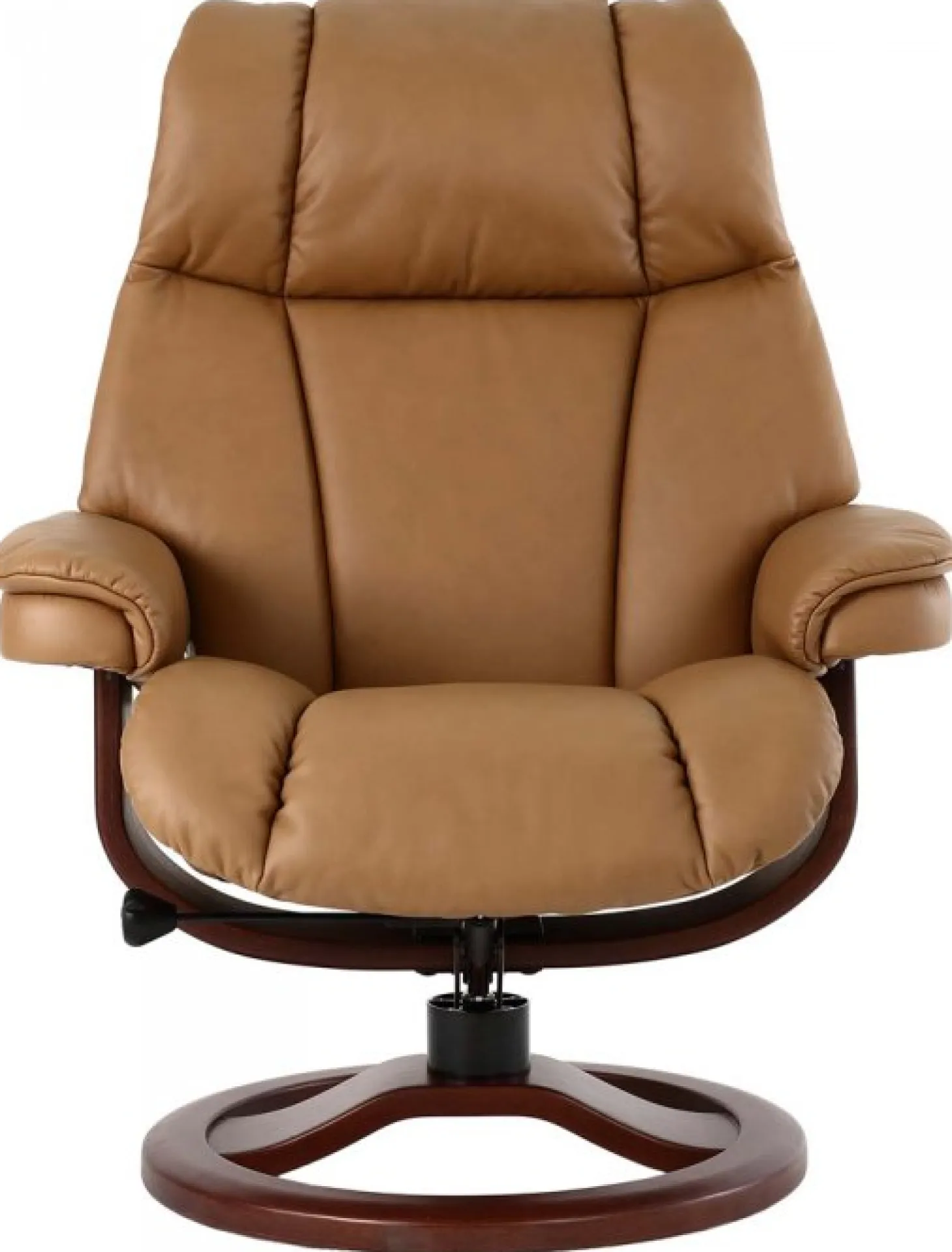 General Reclinerfåtölj ink. Pall Brun