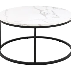 Gilbert Soffbord Rund 80 cm Vit Granada