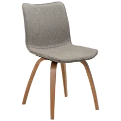 Glee Stol Pebble Earth Bouclé, Oak