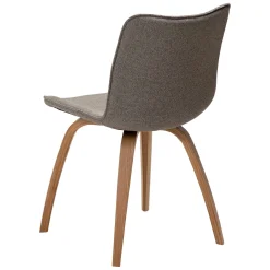 Glee Stol Pebble Earth Bouclé, Oak