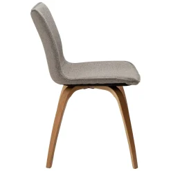 Glee Stol Pebble Earth Bouclé, Oak