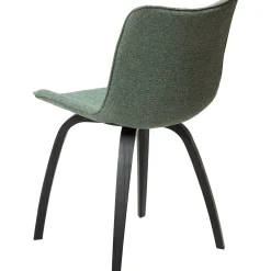 Glee Stol Pebble Green Bouclé, Black