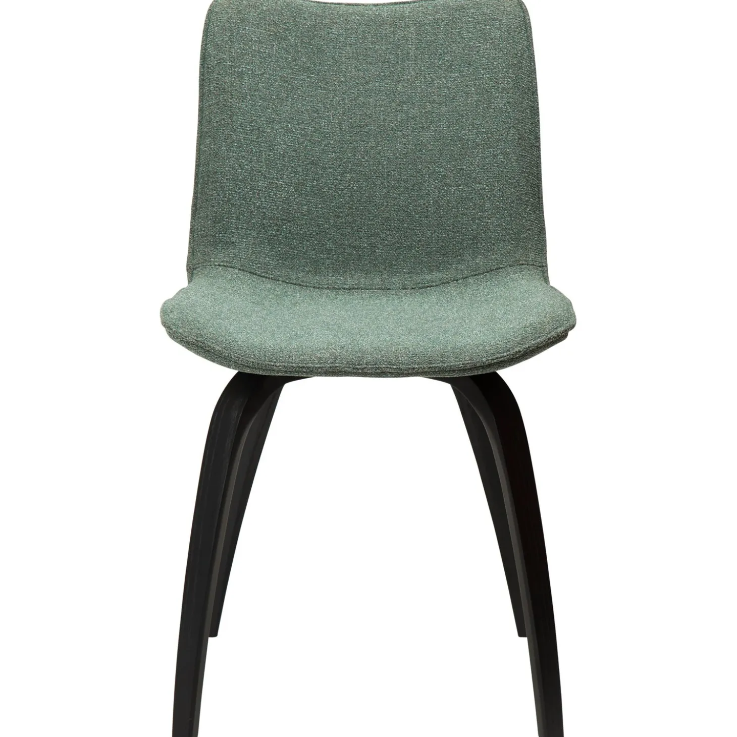 Glee Stol Pebble Green Bouclé, Black