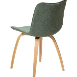 Glee Stol Pebble Green Bouclé, Oak