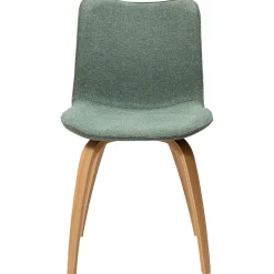 Glee Stol Pebble Green Bouclé, Oak