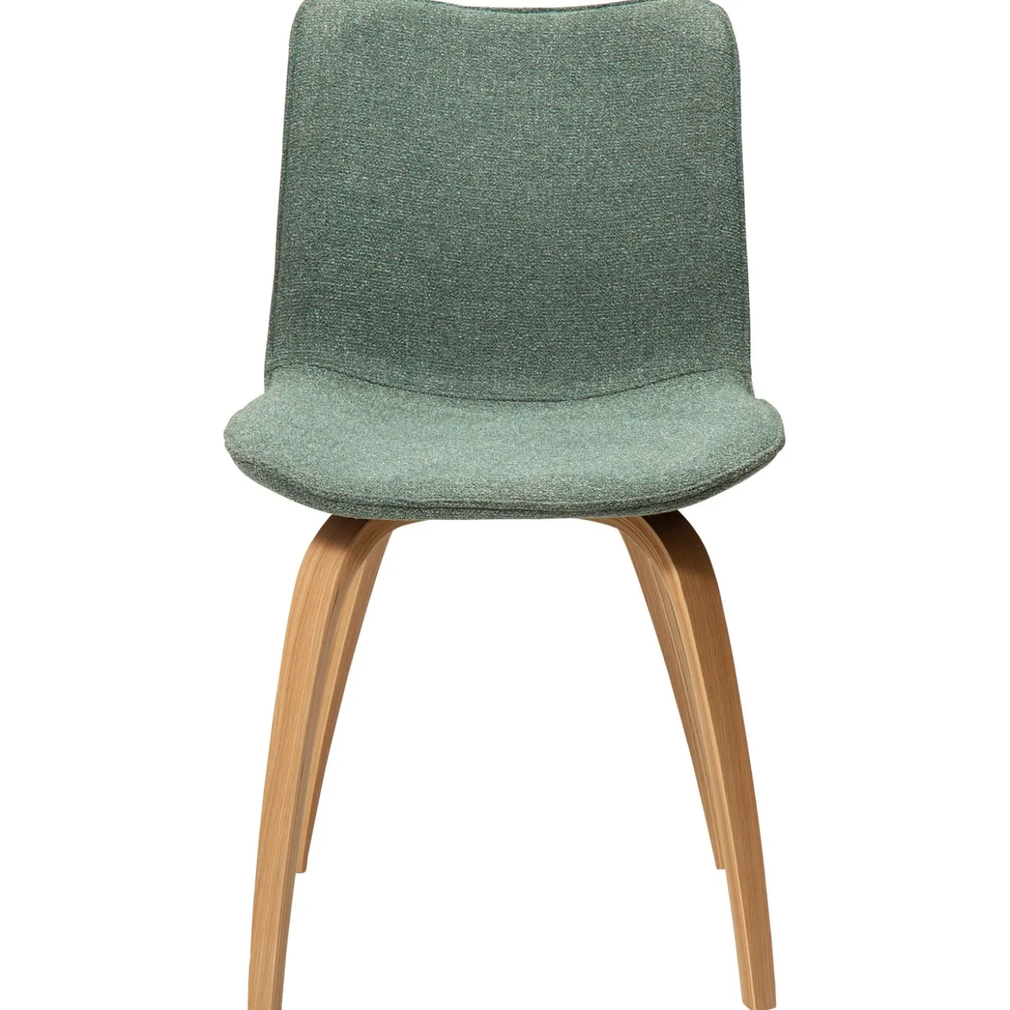 Glee Stol Pebble Green Bouclé, Oak