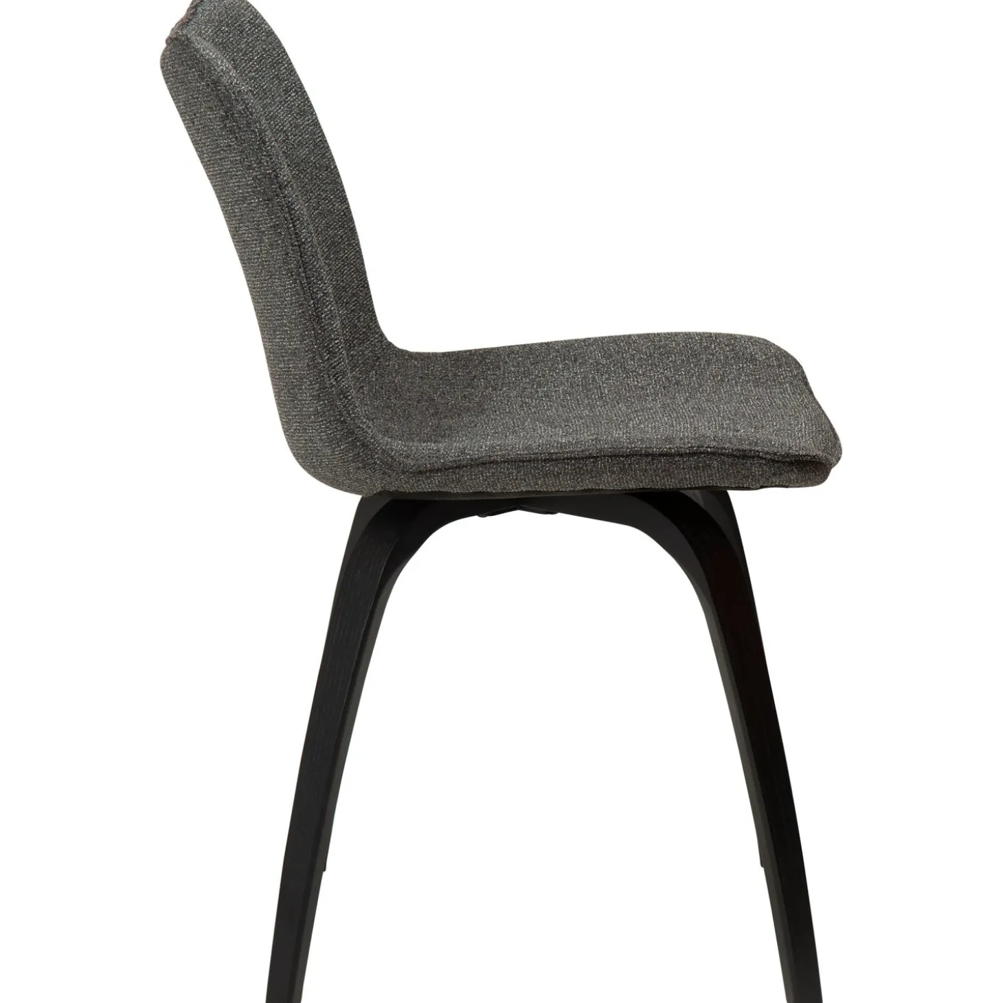 Glee Stol Pebble Grey Bouclé, Black
