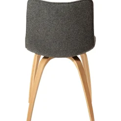 Glee Stol Pebble Grey Bouclé, Oak