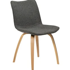 Glee Stol Pebble Grey Bouclé, Oak