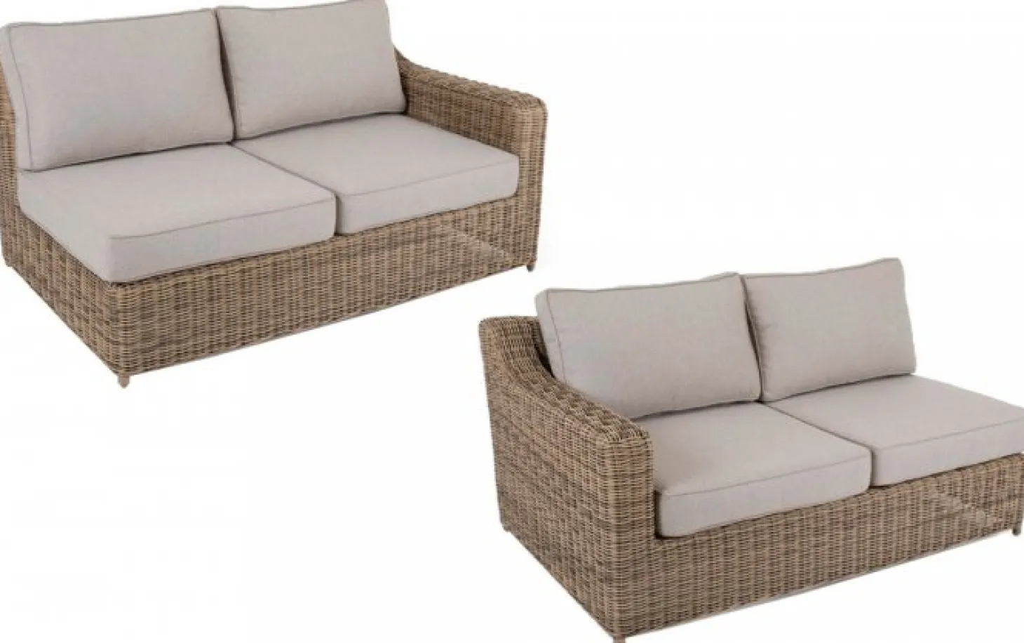 Glendon 2-Sits Soffa H/V Rustik