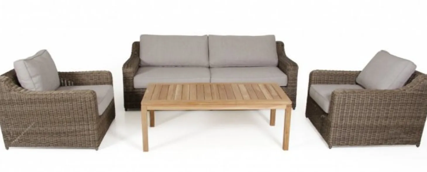 Glendon 3-Sits Soffa Rustik
