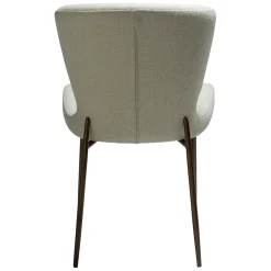Glory Stol Bone White, Antique Brass