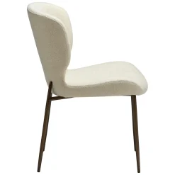 Glory Stol Frosted Almond, Antique Brass