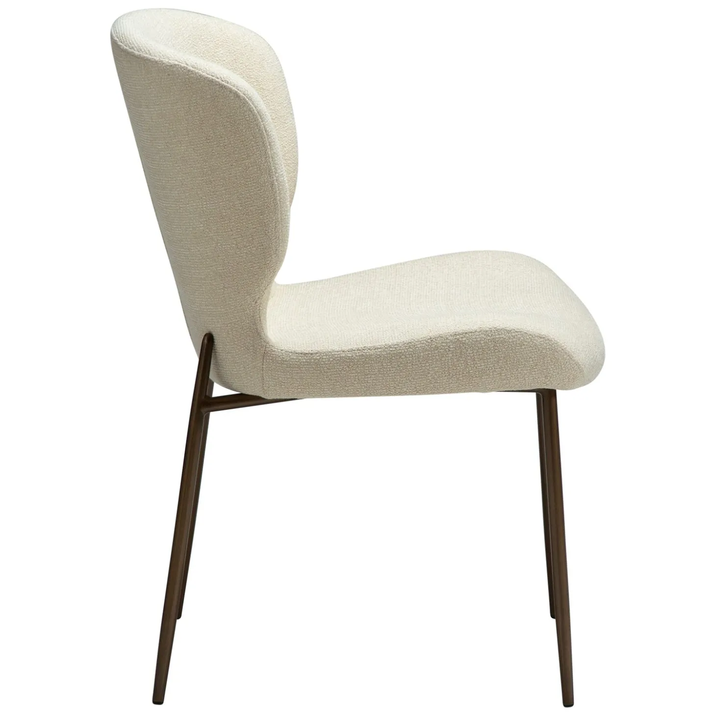 Glory Stol Frosted Almond, Antique Brass