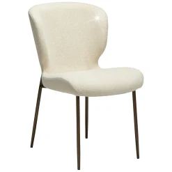 Glory Stol Frosted Almond, Antique Brass