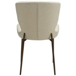 Glory Stol Frosted Almond, Antique Brass