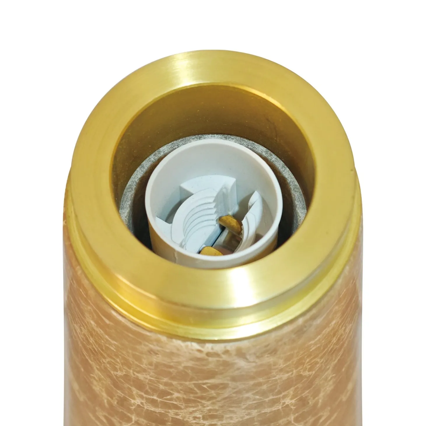 Glossy Bordslampa Beige