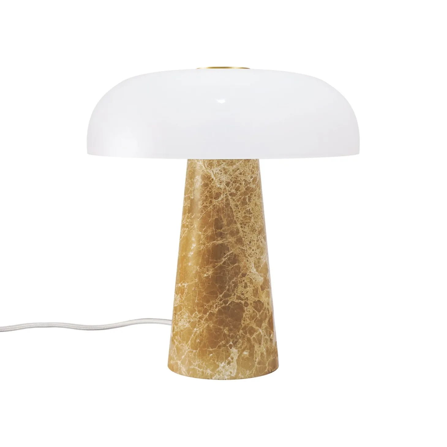 Glossy Bordslampa Beige