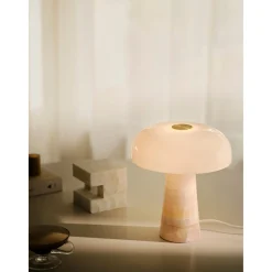 Glossy Bordslampa Rosa