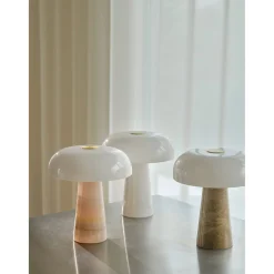 Glossy Bordslampa Vit