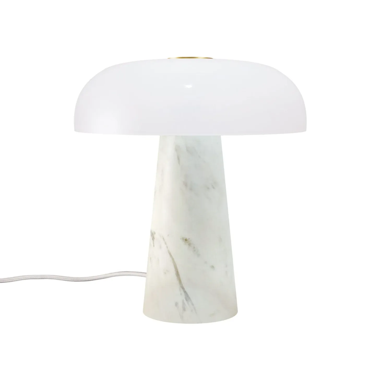Glossy Bordslampa Vit