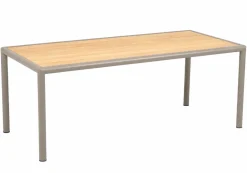Gordon Soffbord 140x65 cm Khaki/Teak