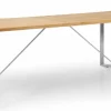 Gotland Matbord 220x95 cm Borstat Stål/Teak