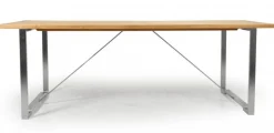 Gotland Matbord 220x95 cm Borstat Stål/Teak