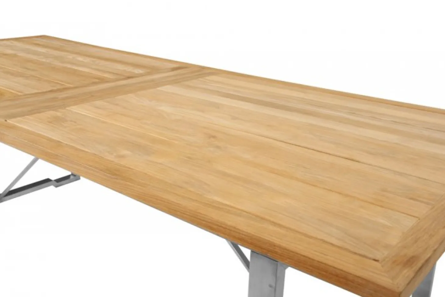 Gotland Matbord 220x95 cm Borstat Stål/Teak