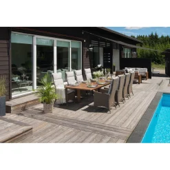 Gotland Utebord 60 x 120 cm Brun