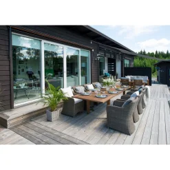 Gotland Utefåtölj Brun