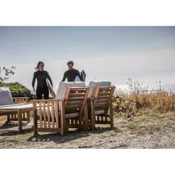 Gotland Utefåtölj Brun