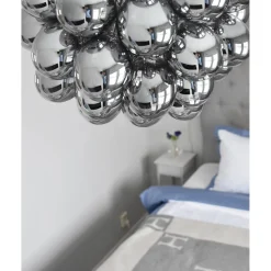 Gross 50 cm Taklampa Rökgrå
