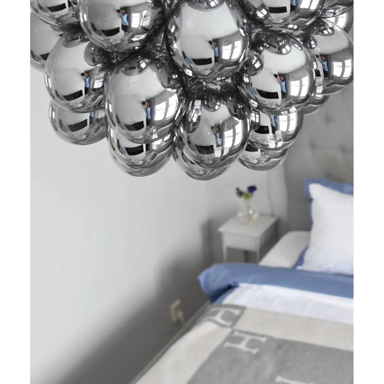 Gross 50 cm Taklampa Rökgrå