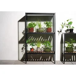 Grower Greens Växtskåp Svart 81x41x137 cm