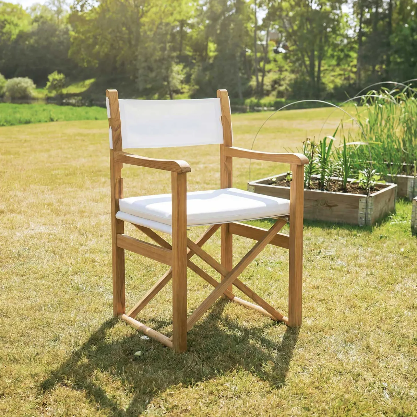 Haväng Regissörsstol Teak/Vit