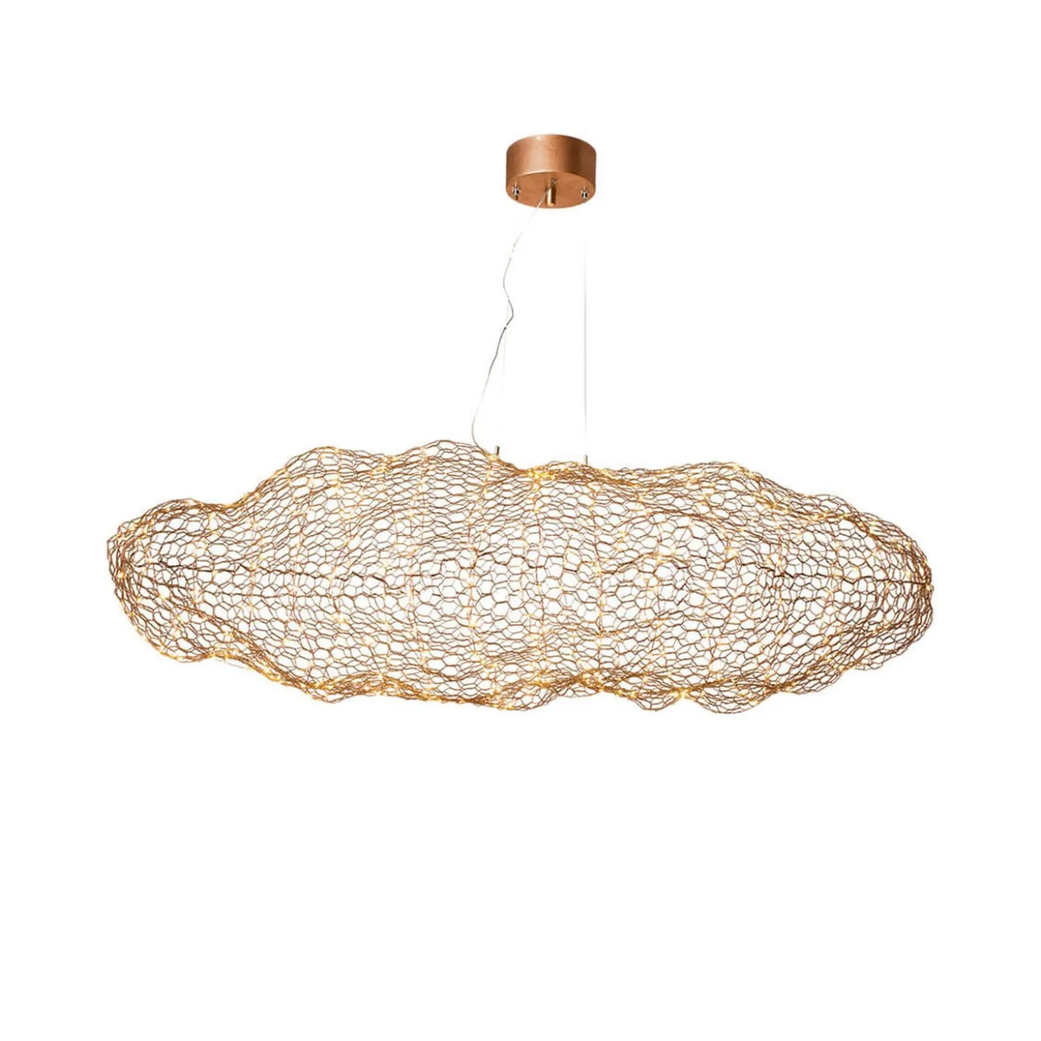 Hayden Taklampa 115 cm Guld