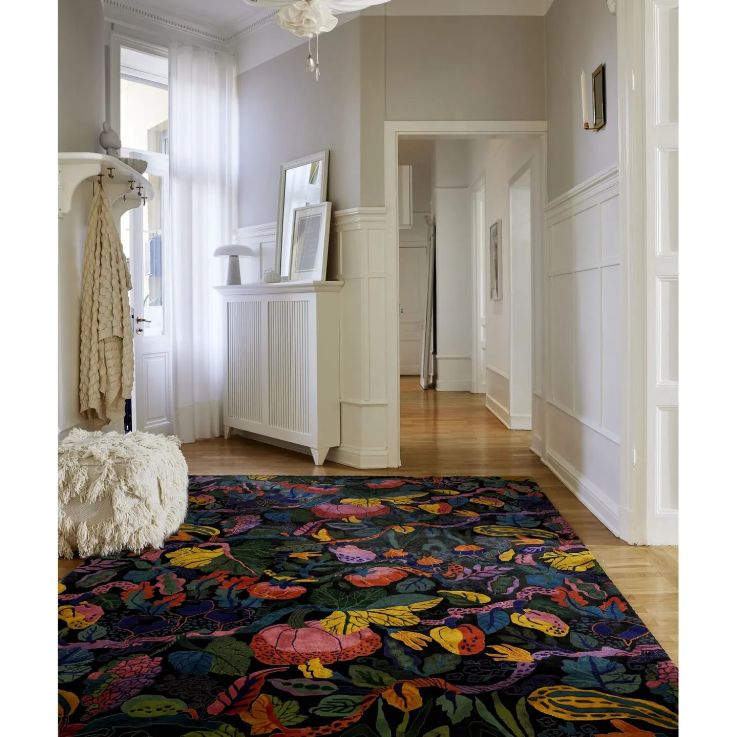 Heritage Garden Matta Charcoal Multi