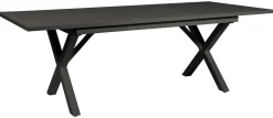 Hillmond Bord 100x160-220 cm Svart