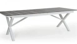 Hillmond Bord 100x238-297 cm Vit/Grå Laminat